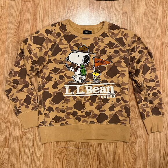 Todd Snyder x LL Bean Snoopy Crewneck Sweatshirt - Picture 1 of 3